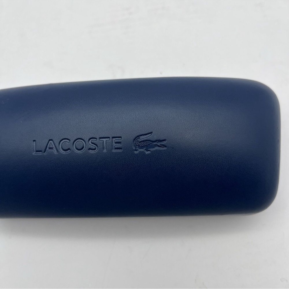 Unisex,,New Authentic Lacoste Blue Glasses Case